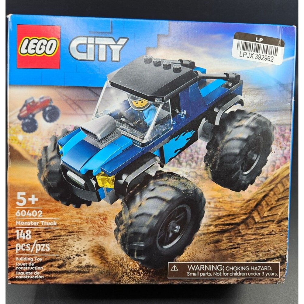 Lego City Monster Truck 60402 Building Toy 148 Pieces Ages 5+ Fun Construction S